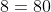 a+b+c+56-(a+b+c)+48-(a+b+d)+32-(a+c+d)+d+8=80