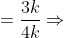 \therefore cot\theta =\frac{3k}{4k}\Rightarrow \frac{3}{4}