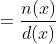 f(x) =\frac{n(x)}{d(x)}