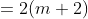 \left\{\begin{matrix} x_1+x_2 &=2(m+2) & \\ x_1x_2 & =4m & \end{matrix}\right.