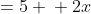 \left\\beginmatrix 4x &+y &=5 \\ 2x&+y &=8 \endmatrix\right.