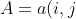 A=a(i,j)