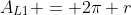 A_{L1} = 2pi r