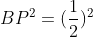 BP^{2}=(frac{1}{2})^{2}+(frac{sqrt{3}}{2})^{2}-2.frac{1}{2}.frac{sqrt{3}}{2}.cosTheta