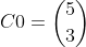 C0=inom{5}{3}