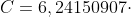 C=6,24150907\cdot 10^{18}e