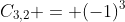 C_{3,2} = (-1)^{3+2} cdot egin{vmatrix} 2 & 18 & 54\ 3& 48 &192 \ 1 &0 & 0 end{vmatrix}