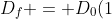 D_f = D_0(1+alpha*Delta T)