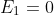 E(-Q) +E_{1}=0