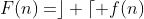 F(n)=Integral