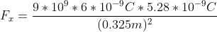 9* 10°* 6* 10-9C * 5.28 * 10-°C (0.325m)