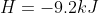 H_{2(g)}+I_{2(g)}\rightarrow 2HI_{(g)}\: \: \: \: \Delta H=-9.2kJ