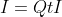 I=QtI = \frac{Q}{t}