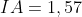 IA=1,57