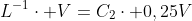 10000mg;L^{-1}cdot V=C_2cdot 0,25V