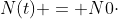 N(t) = N0cdot;e^{kt}