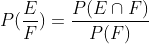 P(下) =-. P(F)