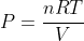 Gas pressure formula -2