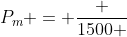 P_m = frac {1500 + 1500+2250+3000+3000+4500+6000+6000+9000+15750}{10}