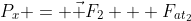 P_x = vec F_2 + F_{at_2}
