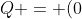 Q = {(0;2), (1;2), (2;2), (2;1), (2;0)}
