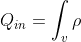 Q_{in}=\int_{v}\rho _{v}dv