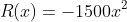 R(x)=-1500x^2+48000x+553500