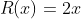 R(x)=2x+4