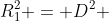 R_1^{2} = D^{2} + (y - d)^{2}