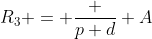 R_3 = frac {p d} {A}