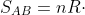 \Delta S_{AB}=nR\cdot ln\left ( \frac{V_B}{V_A} \right )