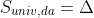 \Delta S_{univ,da}=\Delta S_{sist,da}+\Delta S_{amb,da}