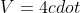 V=4cdot 8cdot 6