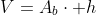 V=A_bcdot h;;Rightarrow;;V=frac{6cdot a_b^2sqrt{3}}{4}cdot a_l;;Rightarrow;;V=frac{3cdot (a_b+2)^2cdotsqrt{3}}{2}cdot a_l