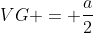 Vg = frac{a}{2}