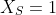 X_S=1+2e^{-1,2}-3e^{-0,8}