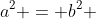 a^{2} = b^{2} + c^{2} -2bc. cos(alpha )