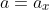 a=a_x+a_y