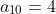 a_{10}=4+left ( 10-1 
ight )cdot 16