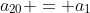 a_{20} = a_1+19r