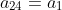 a_{24}=a_{1}+left ( 24-1 ight )cdot Razao