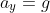 a_{y}=g