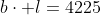 bcdot l=4225