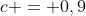c = 0,9;molcdot L^{-1};de;SO_4^{2-}