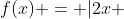 f(x) = |2x + 1| + |x - 1|