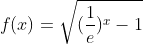 f(x)=sqrt{(frac{1}{e})^{x}-1}+log(-x^{2}+x+6)