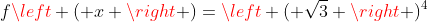 fleft ( x 
ight )=left ( sqrt{3} 
ight )^{4+2cdot senleft ( 3x 
ight )}