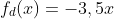 f_{d}(x)=-3,5x+5