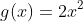g(x)=2x^{2}+3x-9