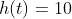 h(t)=10+4sen(frac{tpi}{12})